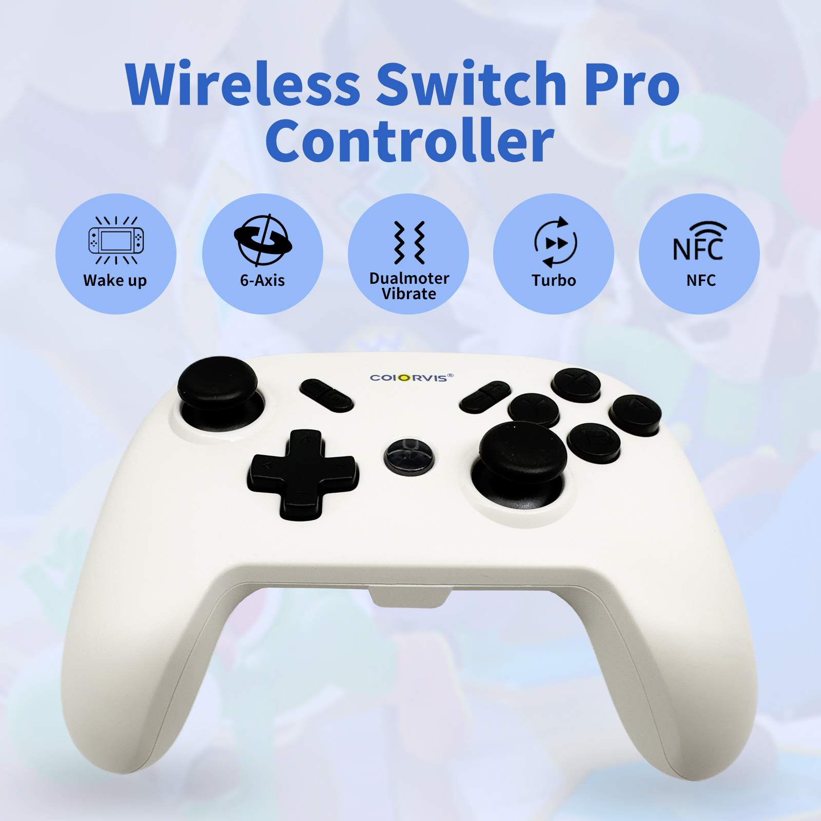 Wireless controller with Bluetooth 5.0 technology