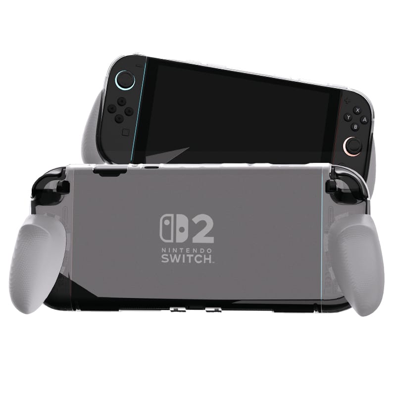 COIORVIS Grip Case for Nintendo Switch 2, Ergonomic Switch 2 Protective TPU Case Shell with  Grips,Anti-Scratch -Black