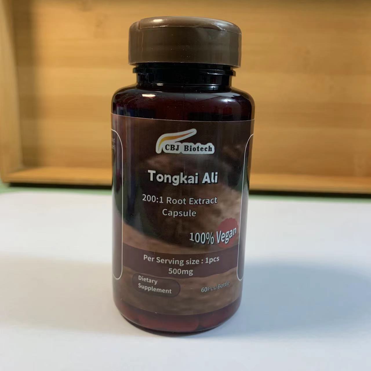 Tongkat ali root extract capsules