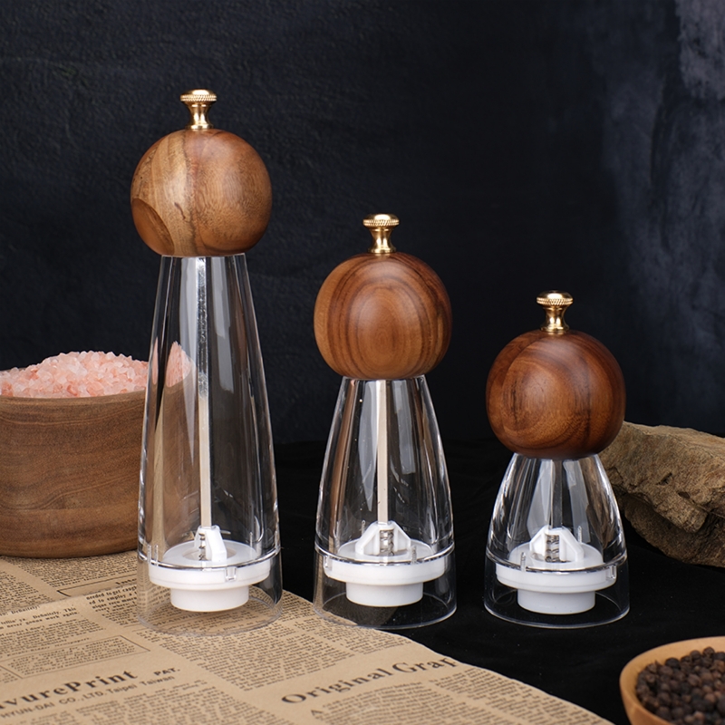 Manual Black Pepper Grinder Freshly Ground Pepper Sea Salt Grinding ...