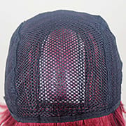 DALUSE WIG 10-inch Burgundy Bob with Bangs Wig
