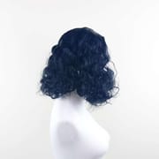 DALUSE WIG Black 12-inch Full Lace Front Shaggy Wavy Short Wig