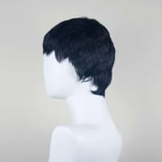 DALUSE WIG Black Layered Short Pixie Wig with Bangs