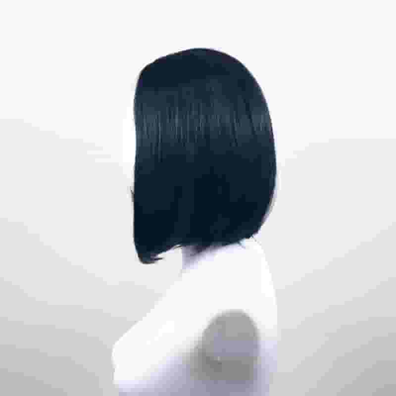 DALUSE WIG 14-inch Black Lace Front Bob Wig