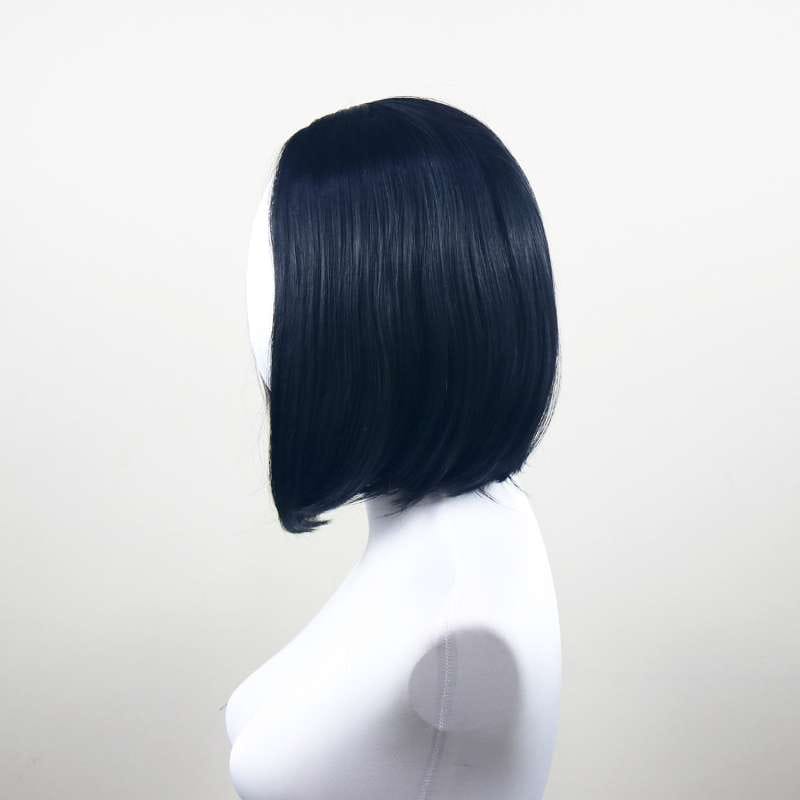 DALUSE WIG Black 14-inch Bob Lace Front Wig