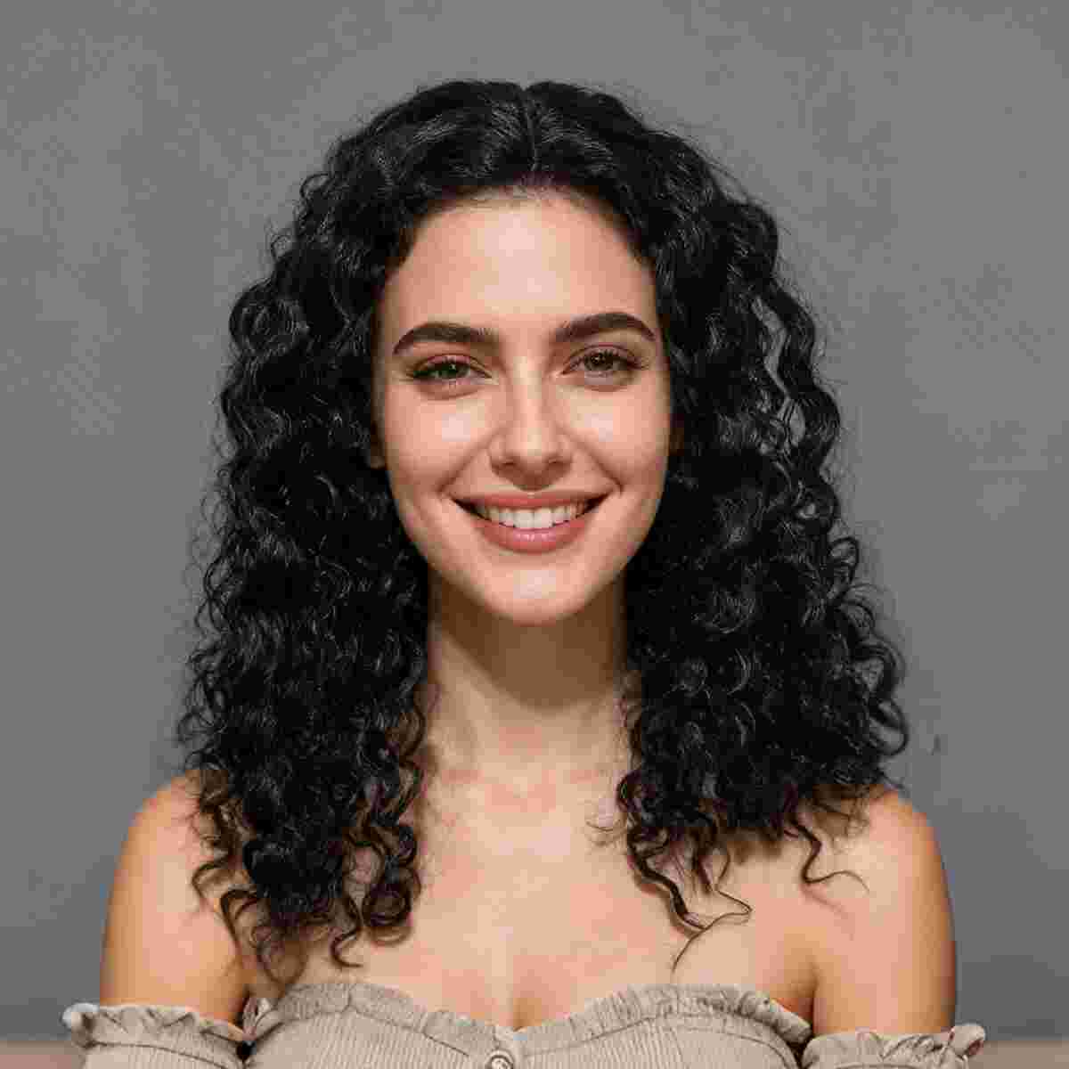 DALUSE WIG 12-inch Black 13x4 Deep Wave Bob Wig with Lace Closure