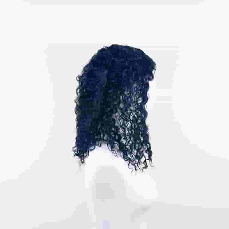 DALUSE WIG 12-inch Black 13x4 Deep Wave Bob Wig with Lace Closure