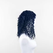 Daluse WIG Black 12-inch 13x4 Deep Wavy Bob with Lace Closure Wig