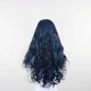 DALUSE WIG 26-inch Transparent Lace Front Black Wavy Wig