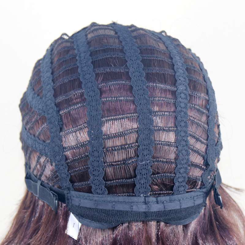 Daluse WIG Dark Brown 26-inch Wavy Wig with Transparent Lace Front