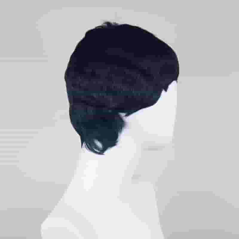 DALUSE WIG Pixie Short Black Layered with Bangs Wig
