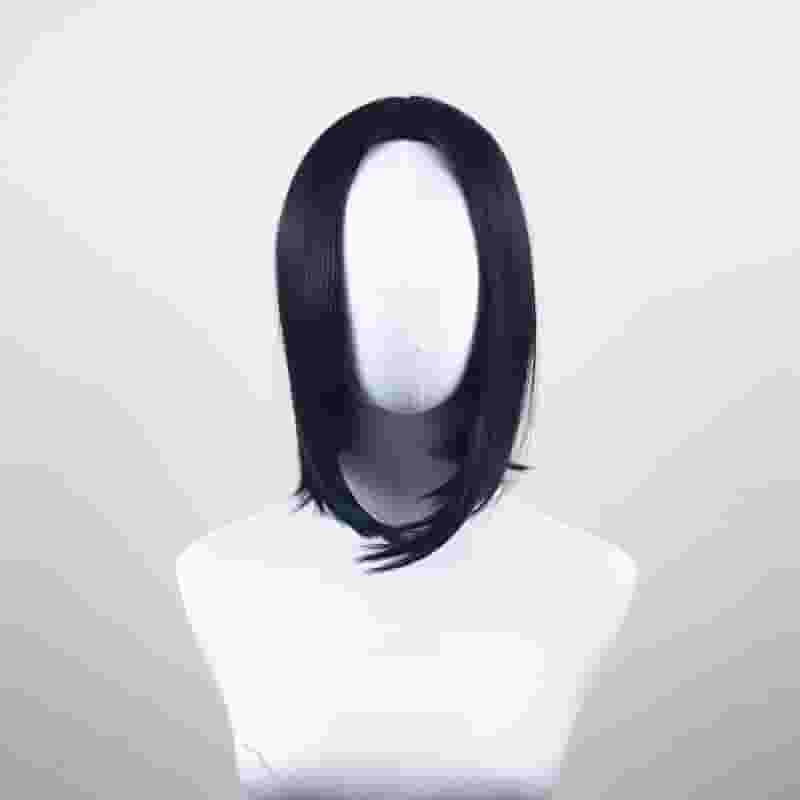 DALUSE WIG 14-inch Black Lace Front Bob Wig