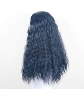 Daluse WIG 26-Inch Long Black Curly Rose Mesh Wig
