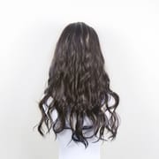 Daluse WIG 26-Inch Gradient Gold-Brown Long Curly Wavy Wig
