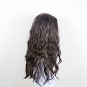 Daluse WIG 26-Inch Gradient Gold-Brown Long Curly Wavy Wig