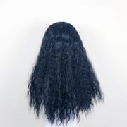 Daluse WIG 26-Inch Long Black Curly Rose Mesh Wig