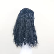 Daluse WIG 26-Inch Long Black Curly Rose Mesh Wig