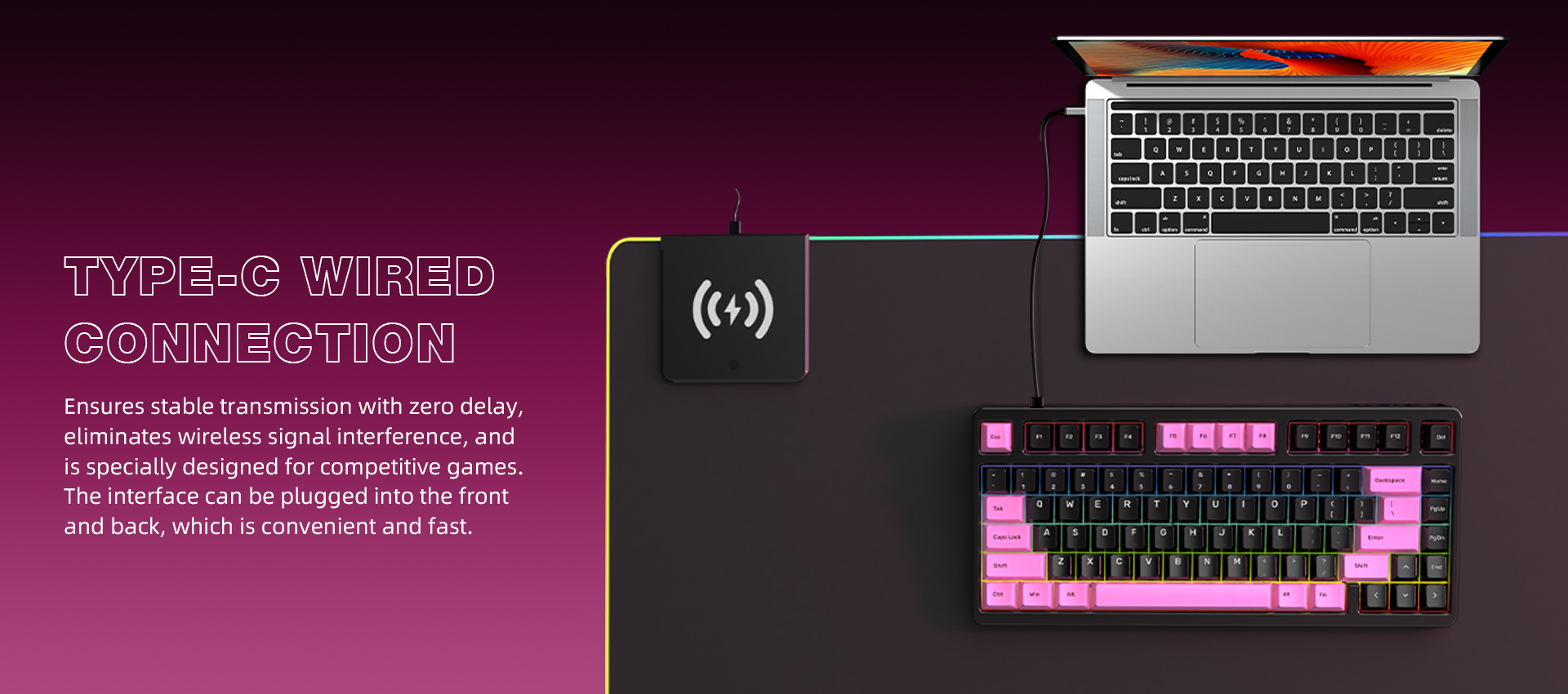 Fully Custom 81-Key Mechanical Keyboard RGB Backlight PBT Keycaps Hot ...