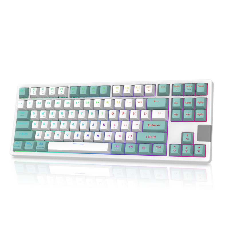 The Ultimate Entry to Custom Keyboards: Hot-Swappable Switches Double-Shot Keycaps Massive Battery Three-mode connection