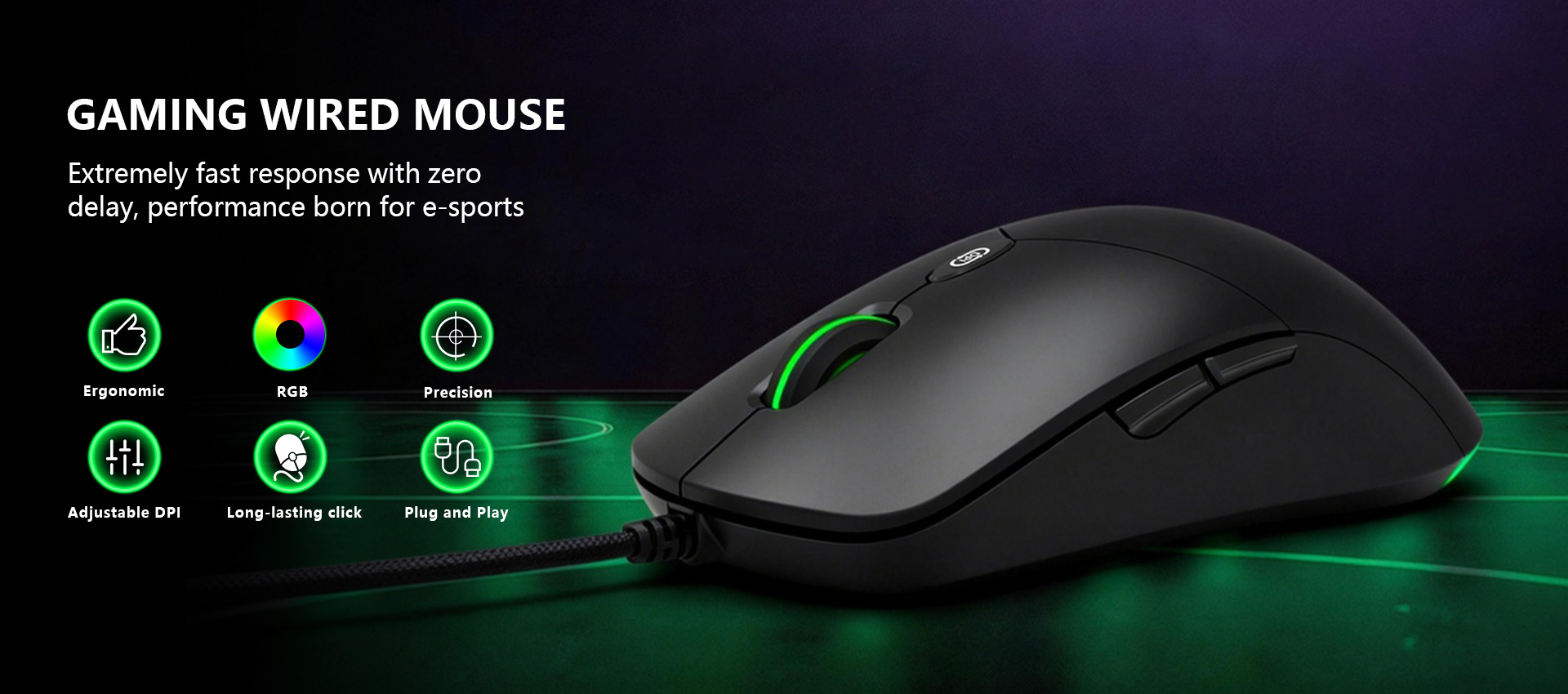Build Your Legend Total Custom Mouse 16.8M RGB Programmable Buttons & 4 ...