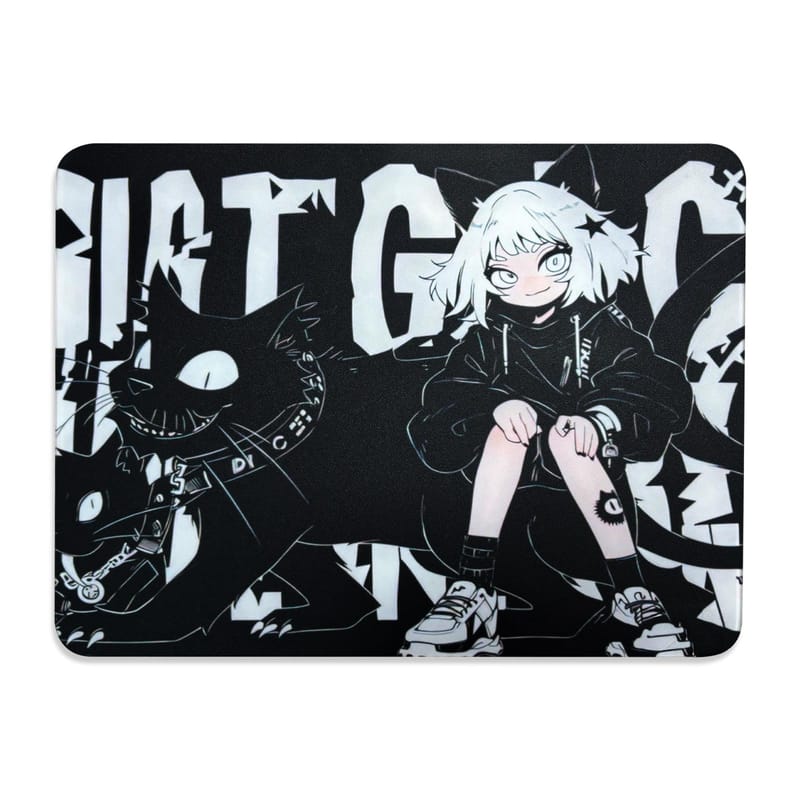 Premium Custom Tempered Glass Mouse Pad Non-Slip Hexagon Leather for Ultimate Control