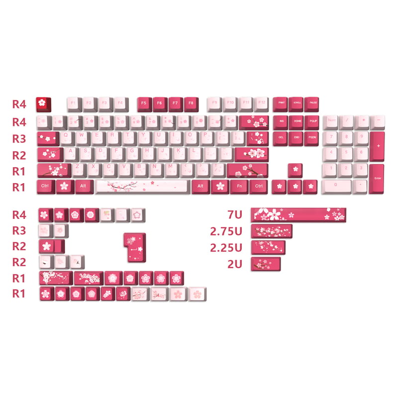 Custom Mechanical Keyboard Keycaps Full Set OEM PBT