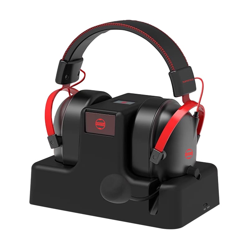 Ditch the Cables Low-Latency Wireless Headset + Smart Charging Station for Seamless Play