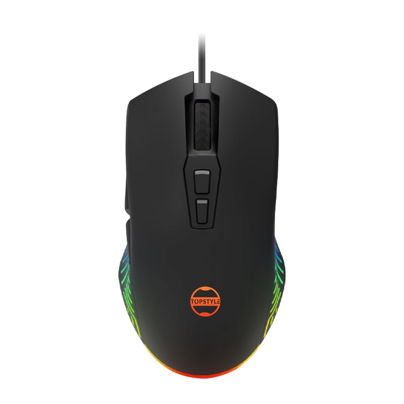 Up to 6400 DPI 5 Adjustable Levels Wired RGB Gaming Mouse with Ultra-Precise Tracking & Zero Lag for Pro Gamers
