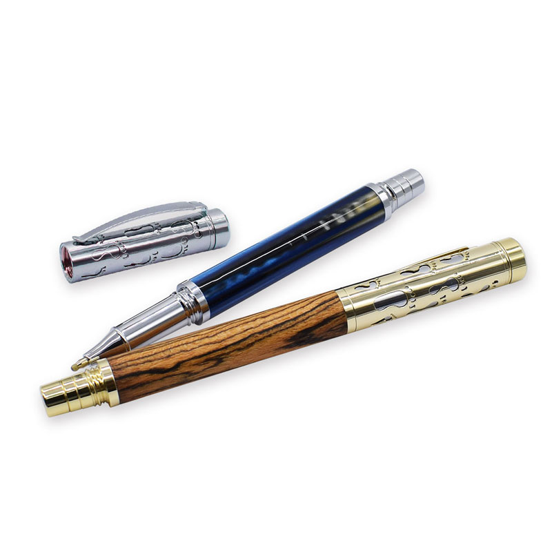 filigree footprint rollerball pen kits