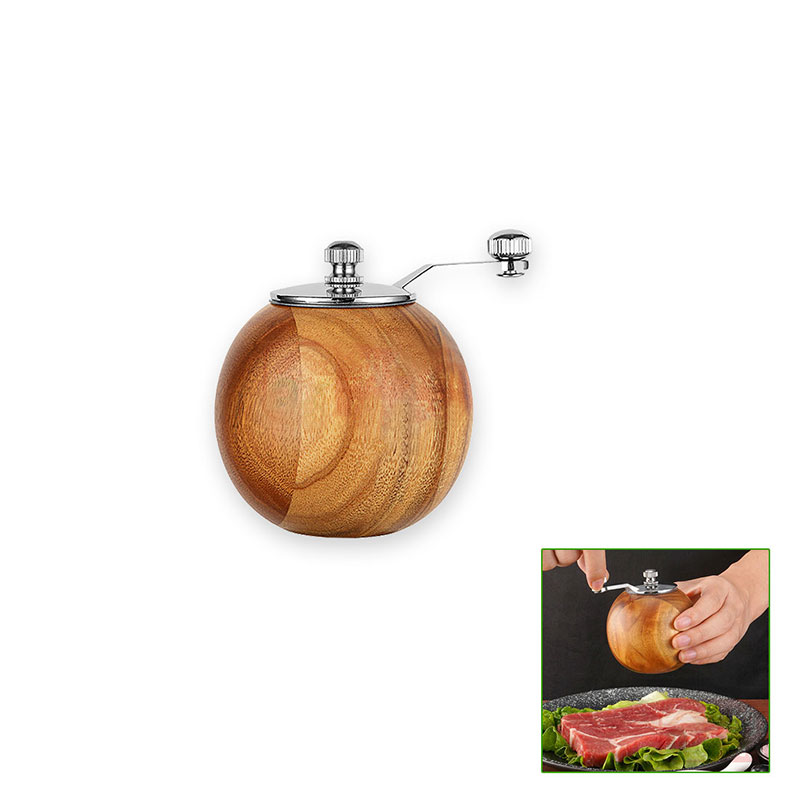 Crank top salt and pepper mill kits