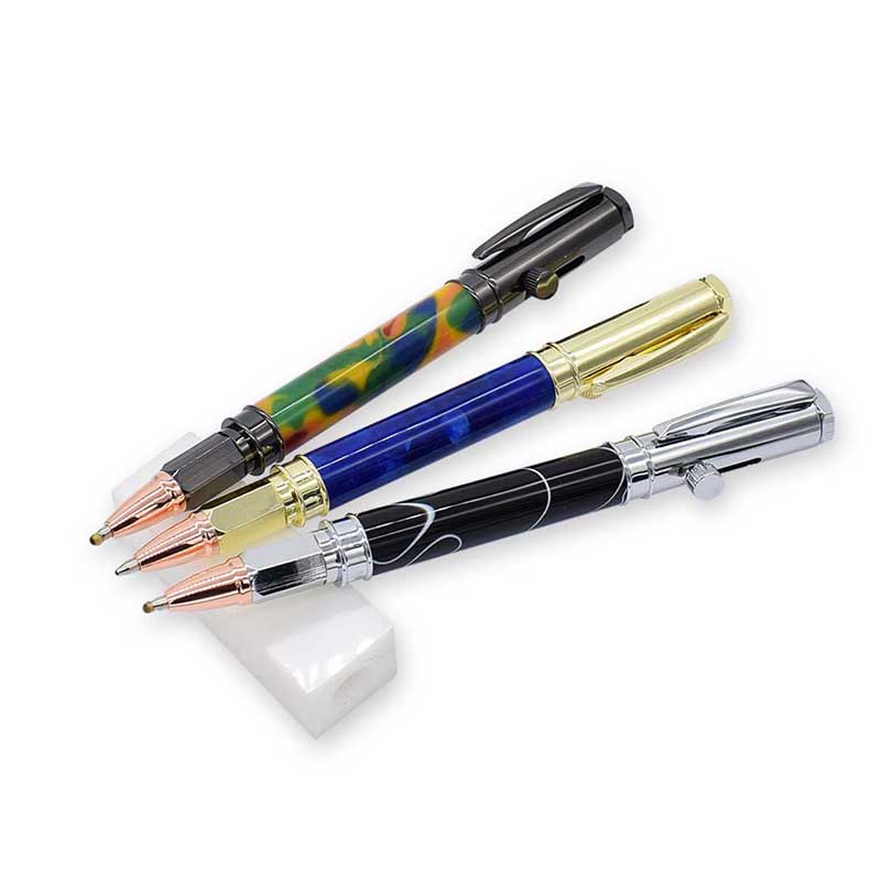 Hexagonal knob pen kits