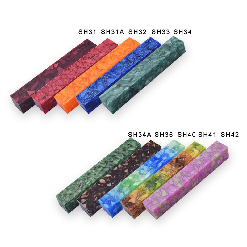 Crush acrylic pen blank