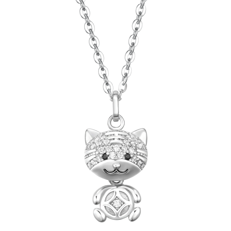 Antiqued 925 Sterling Silver Maine Coon Cat Charm Pendant – Unique Handmade Jewelry