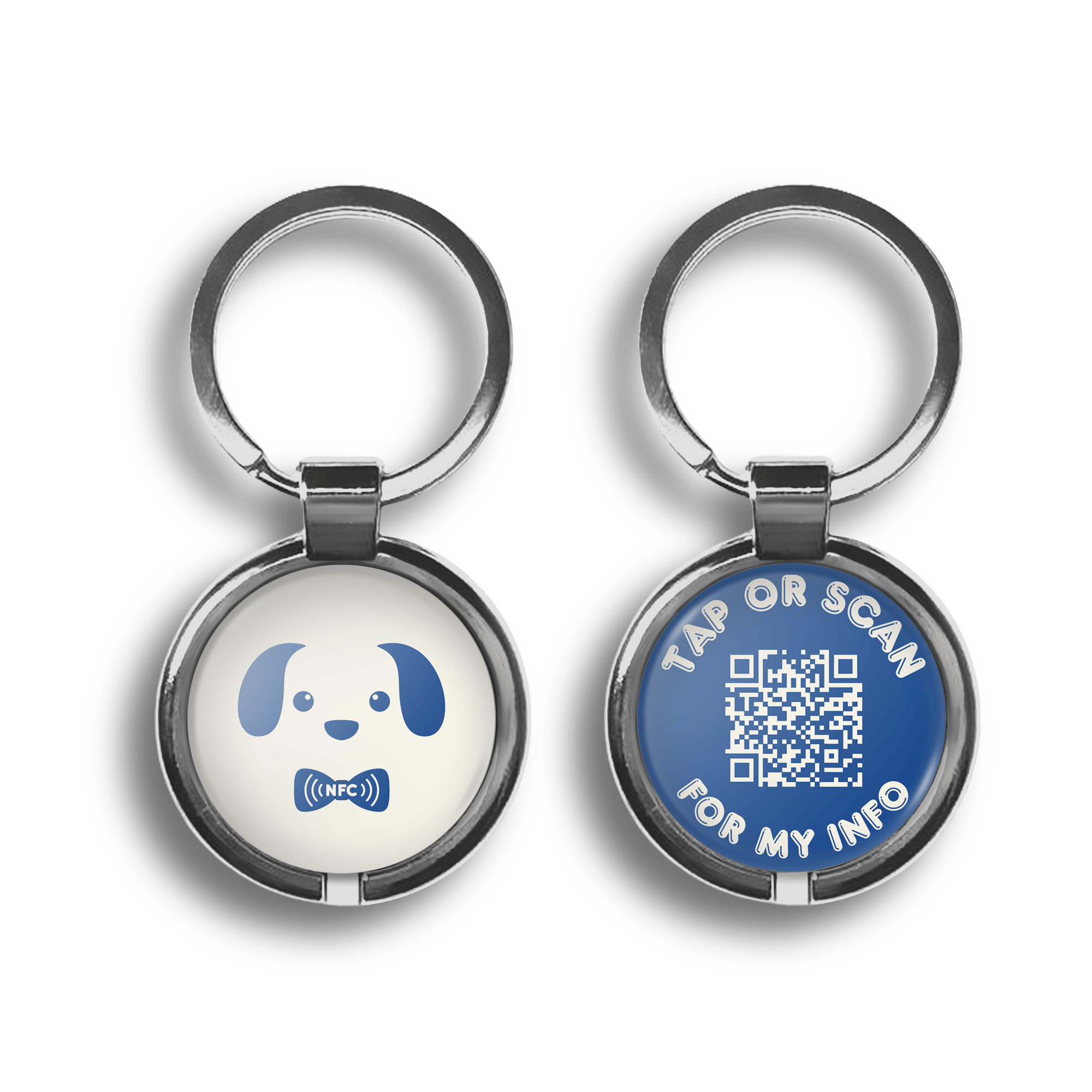 Epoxy metal cladding tag NFC tag