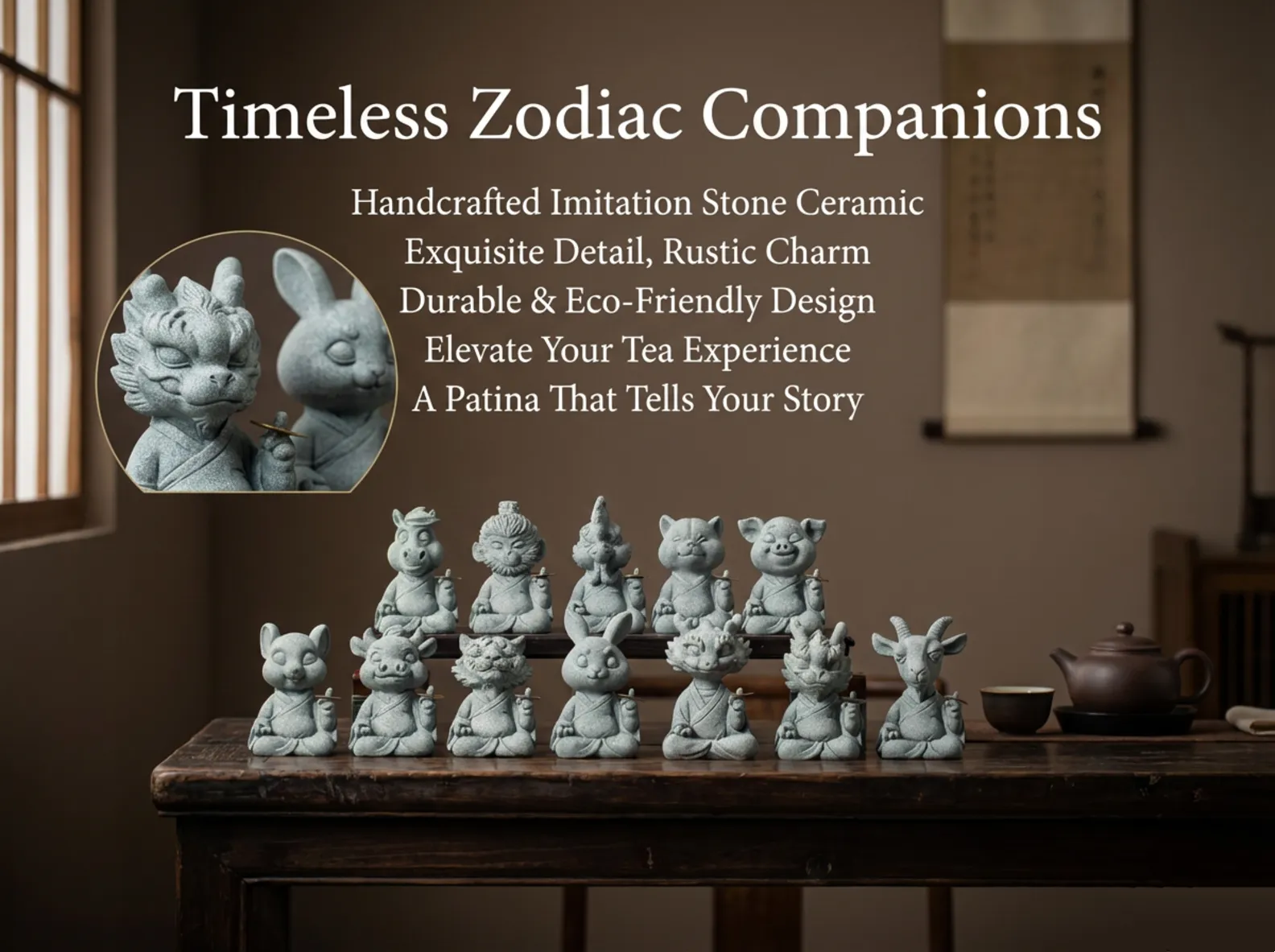 Chinese Zodiac Stone Ornaments A Symbol of Culture, Energy, and Meaningful Living