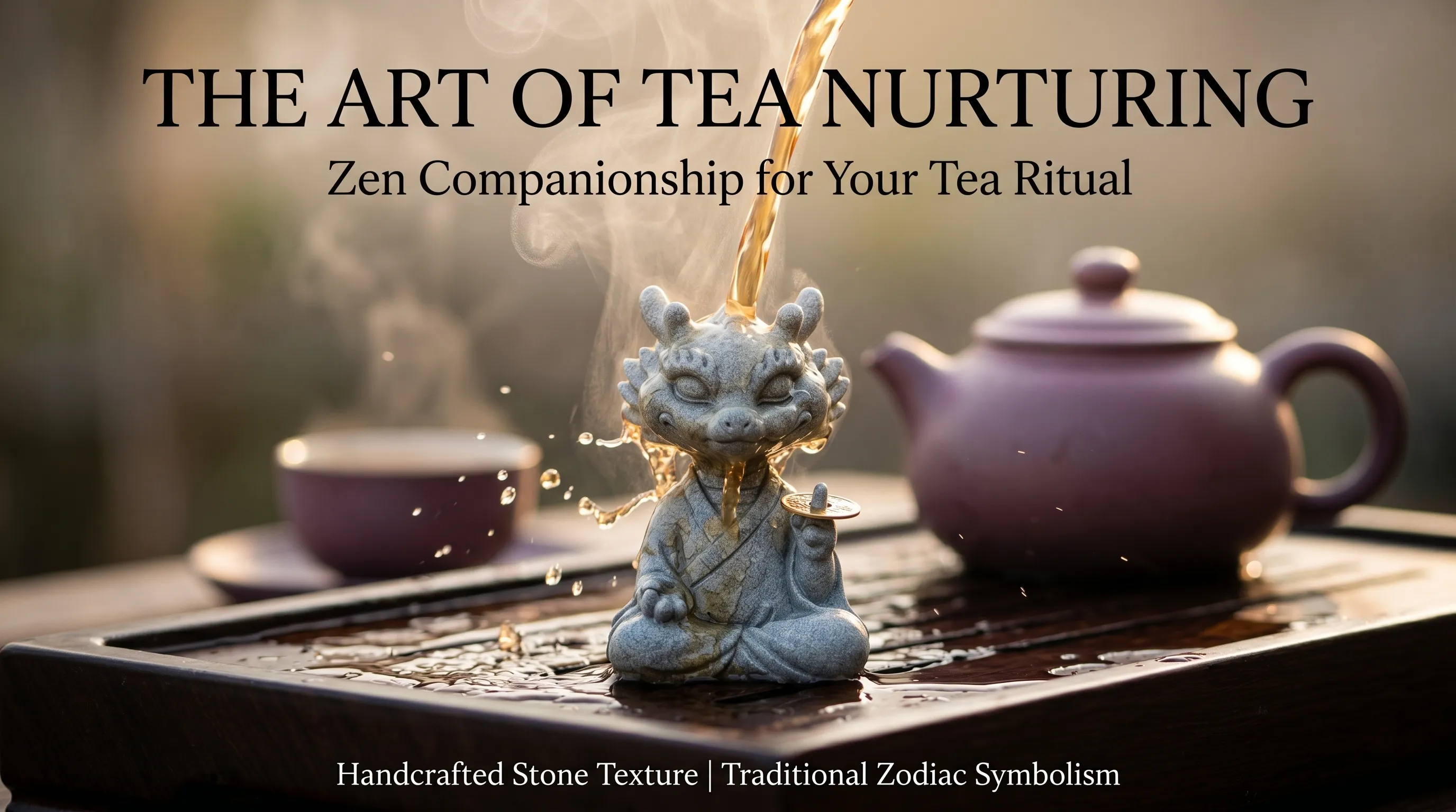 A display of hand-carved natural stone Chinese zodiac tea pets arranged together, highlighting consistent style, mineral texture, and carved details