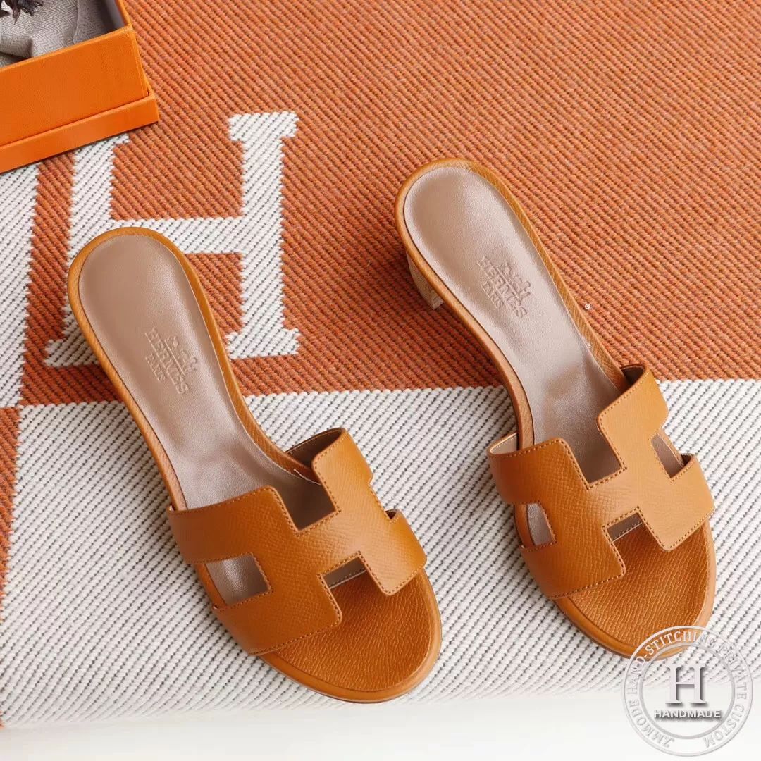 Sandals, With Heels 4.5 , C37 Gold Epsom