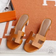 Sandals, With Heels 4.5 , C37 Gold Epsom