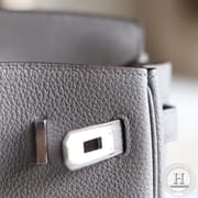Birkin 25 Togo 8F锡器灰 Etain 银扣