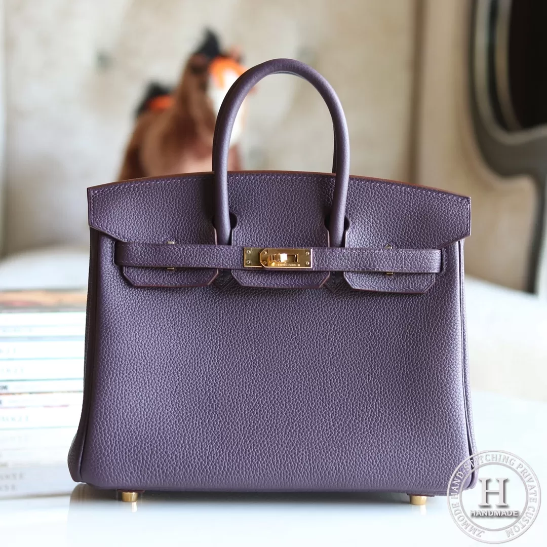 Birkin 25 Togo 59 raisin
