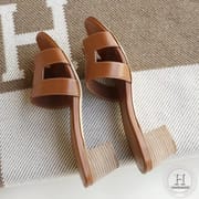 H Medium heel 4.5cm Slippers Slippers Swift Gold brown size 34-42