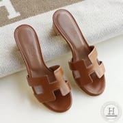 H Medium heel 4.5cm Slippers Slippers Swift Gold brown size 34-42