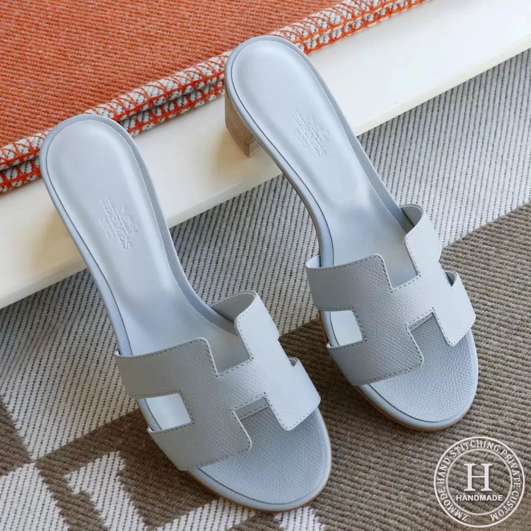 White H medium heel 4.5, Hermes Epsom size 34-42