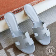 White H medium heel 4.5, Hermes Epsom size 34-42