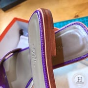 Hermes Flat slipper Lizard Skin 9W Crocus 35-39 pre-order
