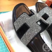 H slippers black diamond Glitter 35-40