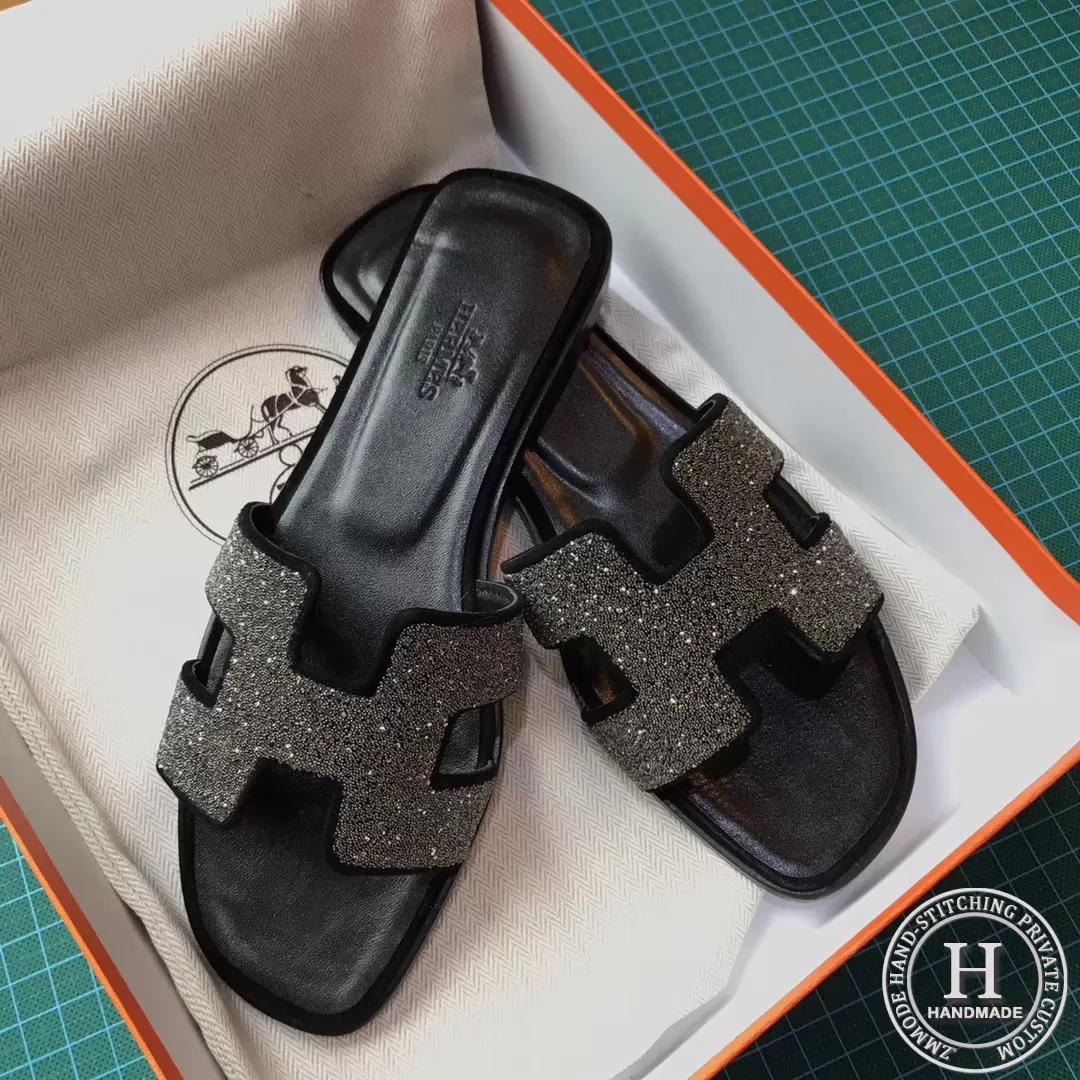 H slippers black diamond Glitter 35-40 H slippers black diamond Glitter 35-40