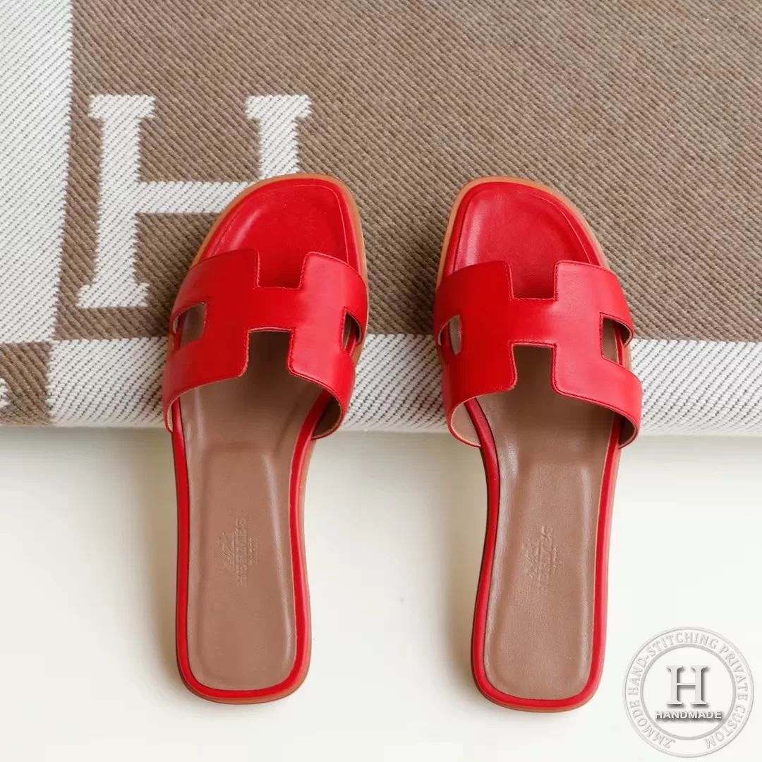 H Flat Slippers Slippers Swift Q5 Red Size 34-42