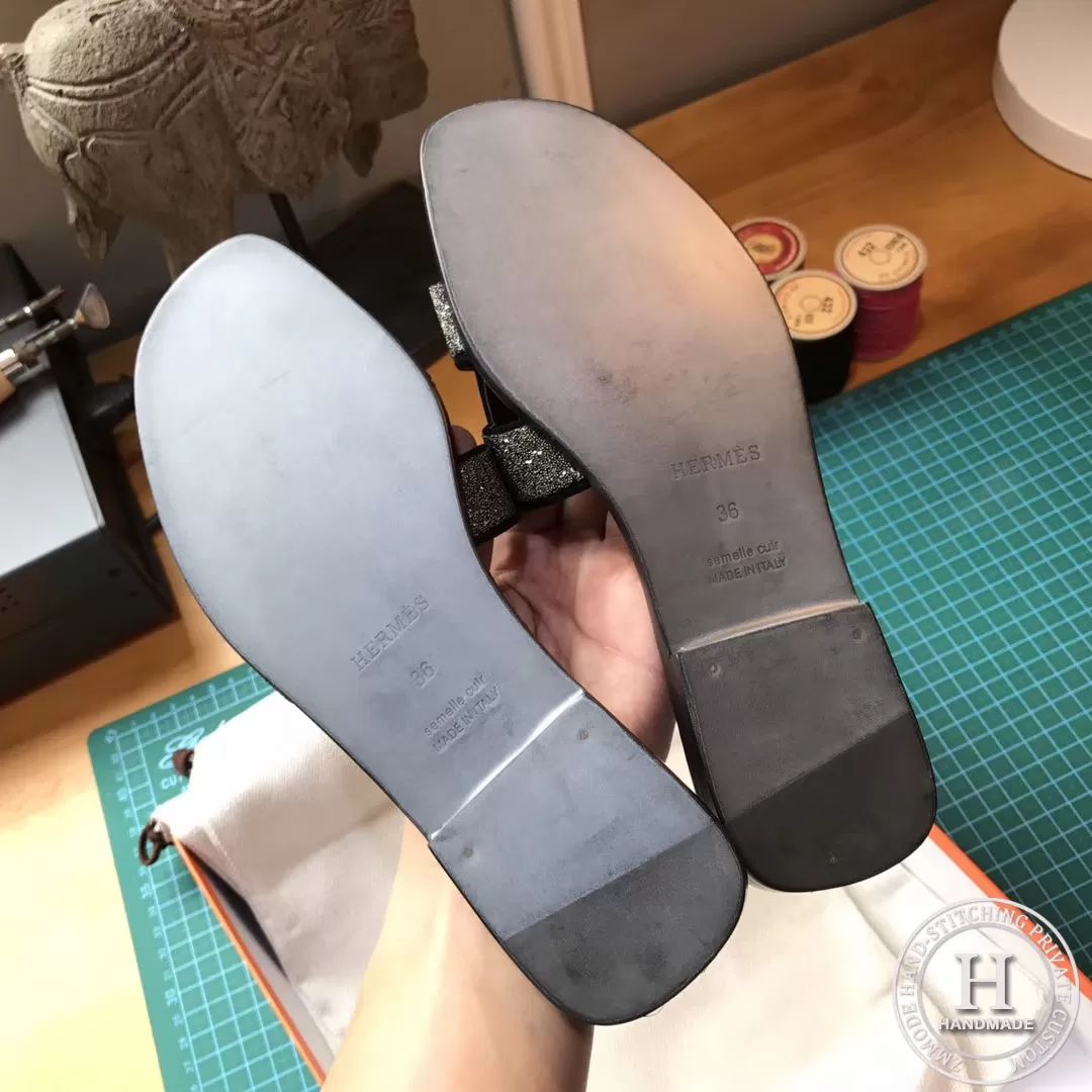 H slippers black diamond Glitter 35-40