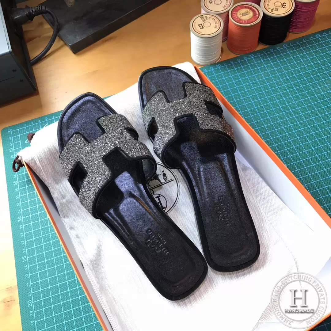 H slippers black diamond Glitter 35-40 H slippers black diamond Glitter 35-40